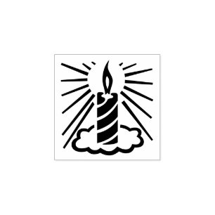 Tampons Encreurs Bougie de combustion saisonnière Décor clair Timbr