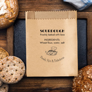 Tampons Encreurs Boulangerie Business Sourdough Ingrédients Emballa