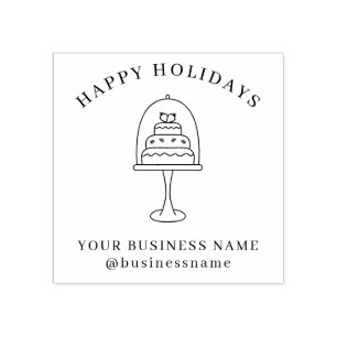 Tampons Encreurs Boulangerie de Joyeux Vacances Alimentation Commer