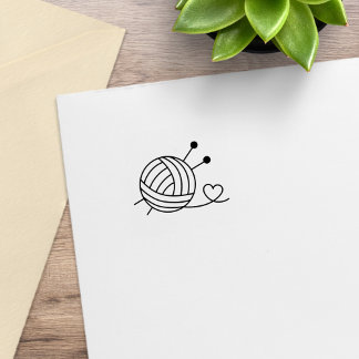 Tampons Encreurs Boule de Tricot Fil Loyauté Obtenez Un Gratuit 1x1