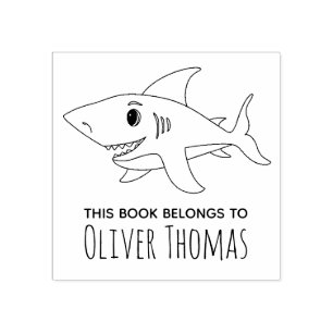 Tampons Encreurs Boys Cute Shark Kids Boplate