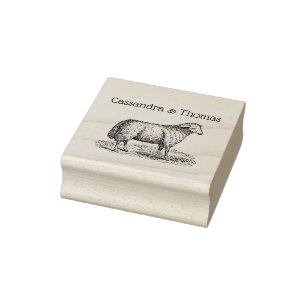 Tampons Encreurs Brebis femelle mouton animaux de ferme dessin C Co