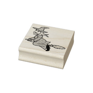 Tampons Encreurs Broom à balai 2 illustration timbre d'art