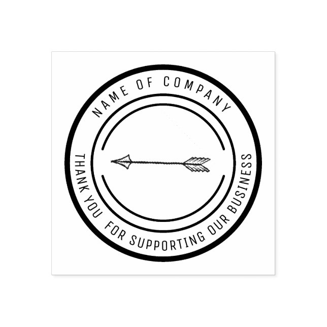 Tampons Encreurs BUSINESS Merci pour votre soutien à LOGO STAMP (Impression)