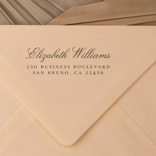 Tampons Encreurs Business Office Adresse de retour du nom personn