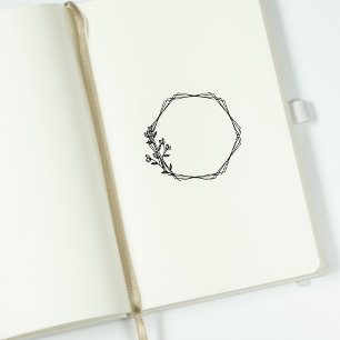 Tampons Encreurs Cadre du journal des succursales botaniques