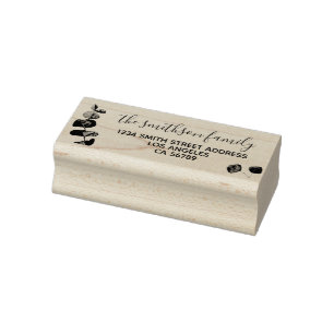 Tampons Encreurs Cadre floral Signature botanique Famille eucalyptu