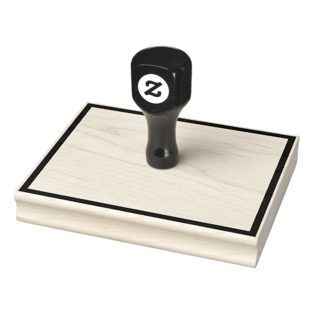 Tampons Encreurs Cadre simple rectangulaire vide 4" x 5" (Tampon)