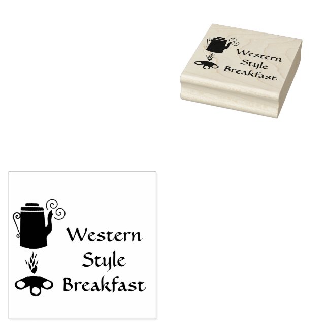 Tampons Encreurs Café Percolator the Western Style Breakfast Rubb (Tamponné)