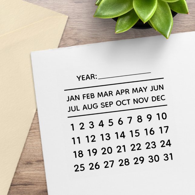 Tampons Encreurs Calendrier perpétuel (Créateur téléchargé)