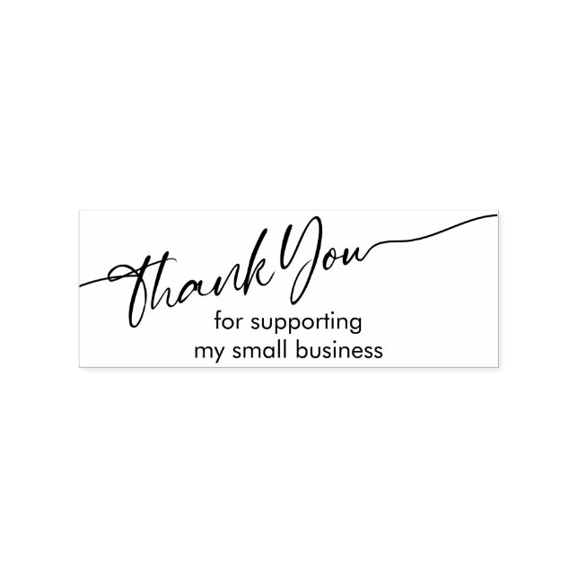 Tampons Encreurs Calligraphie de la carte Merci (Impression)