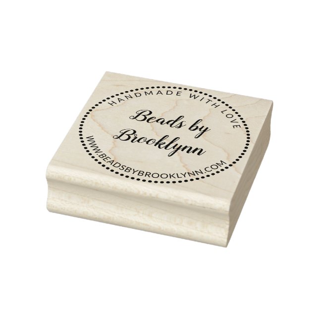 Tampons Encreurs Calligraphie Script fait main avec amour Ajouter u (Tampon)
