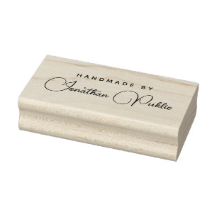 Tampons Encreurs Calligraphie tendance Nom de script Modèle fait ma