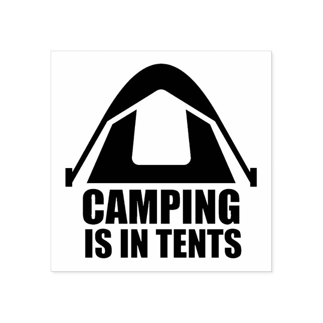 Tampons Encreurs Camping en Tentes (Impression)