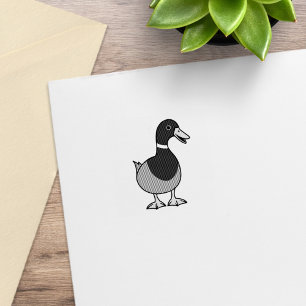 Tampons Encreurs Canard colvert sauvage de dessin animé mignon