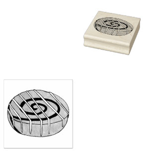 Tampons Encreurs Cannelle Rouleau Pâtisserie Boulangerie Petit-déje