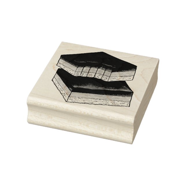 Tampons Encreurs Caramel de pain court de Millionaire Carré UK Food (Tampon)