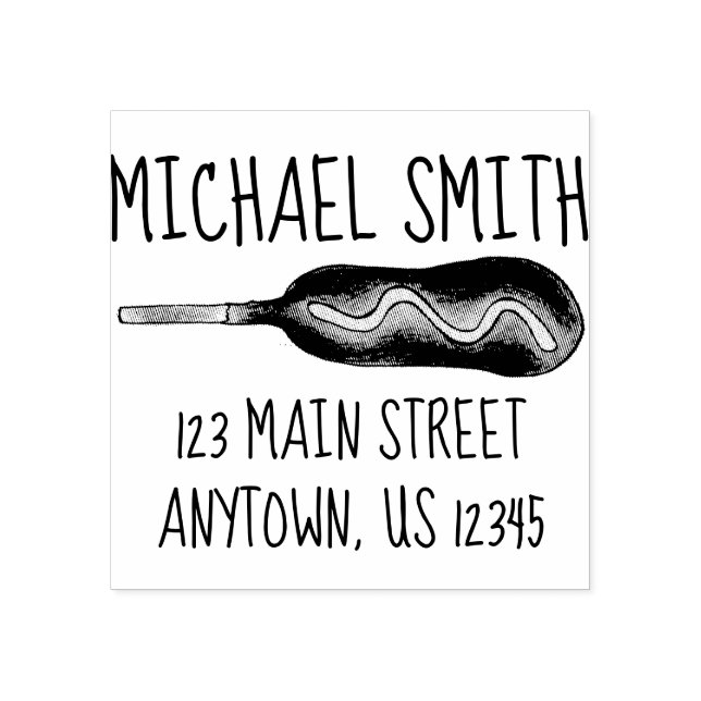 Tampons Encreurs Carnival Corndog Corn Chien de moutarde Adresse du (Impression)