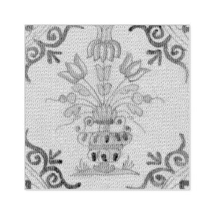 Tampons Encreurs Carrelage Delft Antique Pot de Fleur Céramique