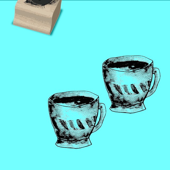 Tampons Encreurs Carte de fidélité café tasse de thé (Créateur téléchargé)
