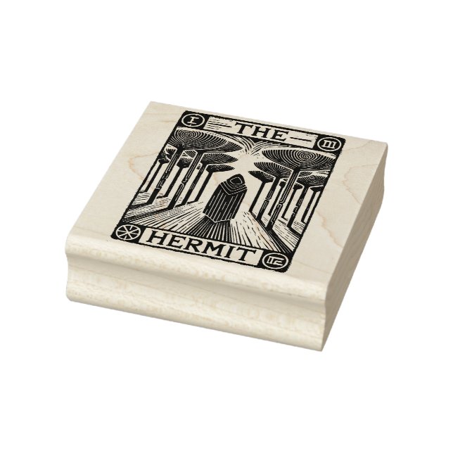 Tampons Encreurs Carte Tarot Hermit (Tampon)