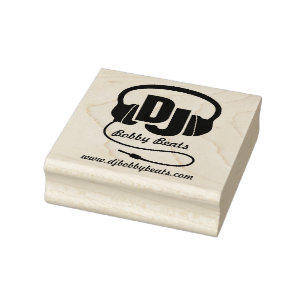 Tampons Encreurs Casques DJ Nom commercial timbre