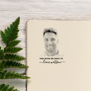 Tampons Encreurs Ce livre appartient à la photo personnalisée