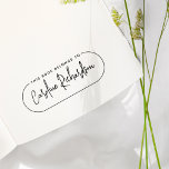 Tampons Encreurs Ce Livre Appartient À Modern Script Name Bookplate<br><div class="desc">Timbres de livres personnalisés modernes et minimalistes. Ce timbre en bois est orné d'une typographie simple et élégante et d'une bordure en courbe chic. Un design chic de timbre-plaque qui peut être utilisé pour les livres, les carnets scolaires ou de classe, les journaux, les planificateurs, et plus ! Nous avons...</div>