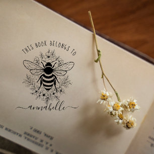 Tampons Encreurs Ce Livre Appartient À   Timbre du livre monogramme