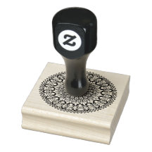 Cercles et feuilles de mandala noir