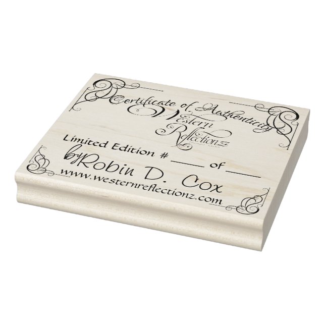 Tampons Encreurs Certificat d'authenticité ~ Edition limitée (Tampon)