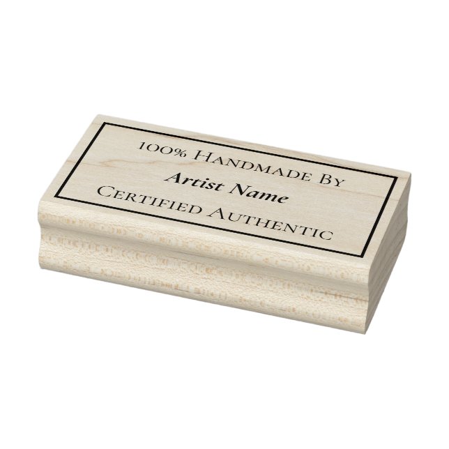 Tampons Encreurs Certificat d'authenticité fait main (Tampon)