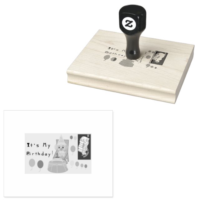 Tampons Encreurs C'est mon chiot d'anniversaire (Tamponné)