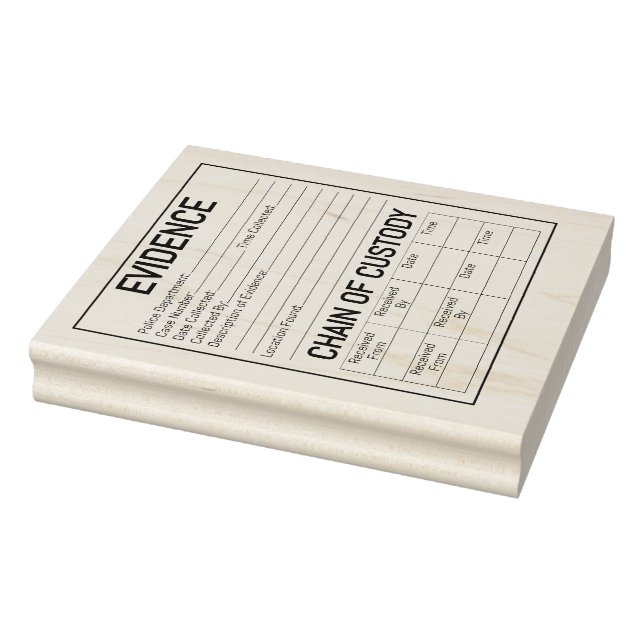 Tampons Encreurs Chaîne de preuve jeu de crime de garde jeu de rôle (Tampon)