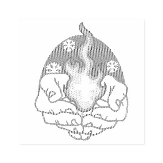 Tampons Encreurs Changement du froid, Feu de foi - Chrétien motivat (Impression)