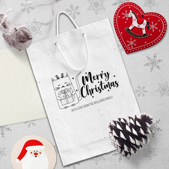 Tampons Encreurs Chat de Noël mignon (Créateur téléchargé)