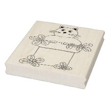 Chat en pot de fleurs