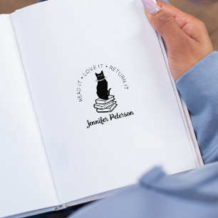 Tampons Encreurs Chat Lisez-Le, Aimez-Le, Retournez-Le, Livre