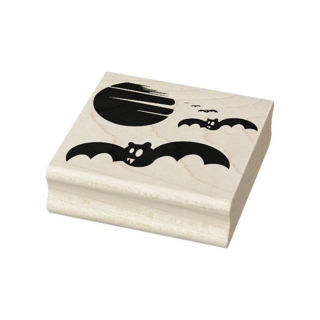 Tampons Encreurs chauves-souris et lune (Tampon)