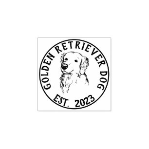 Tampons Encreurs Chien Affaires Chiot Retriever Golden