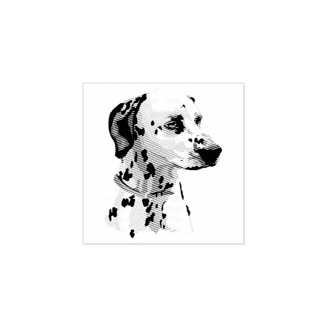 Tampons Encreurs Chien Chiot Bébé Dalmatien le plus mignon (Impression)