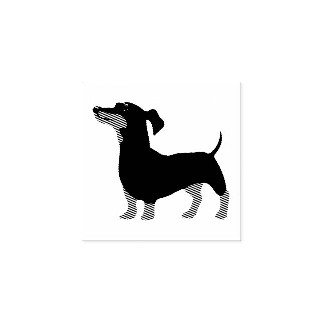 Tampons Encreurs Chien chiot bébé le plus mignon teckel (Impression)