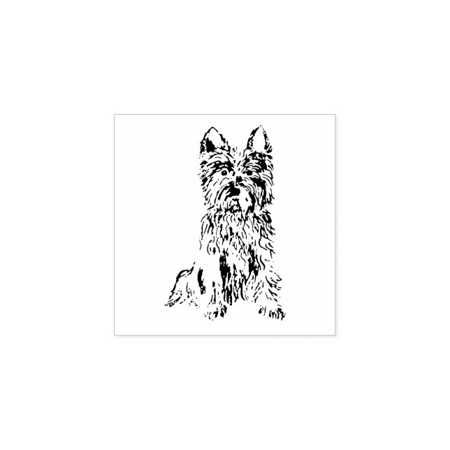 Tampons Encreurs Chien Chiot Plus Mignon Terrier (Impression)