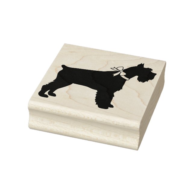 Tampons Encreurs Chien chiot Schnauzer Miniature (Tampon)