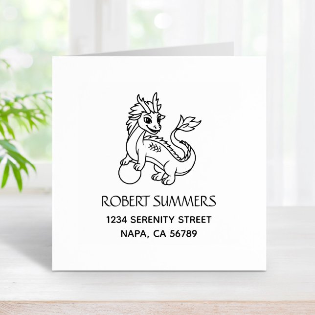 Tampons Encreurs Chinese Dragon Address (Créateur téléchargé)