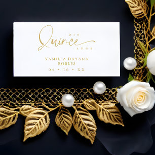 Tampons Encreurs Citation de Quinceañera Mis XV Años