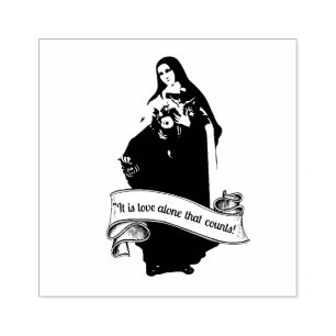Tampons Encreurs Citation religieuse de la petite fleur de Saint-Th
