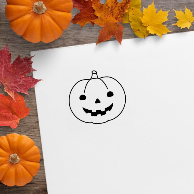 Tampons Encreurs Citrouille simple d'Halloween 1x1 (Créateur téléchargé)