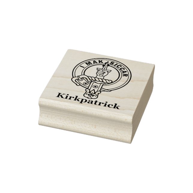 Tampons Encreurs Clan Kirkpatrick Crest Rubber Stamp (Tampon)