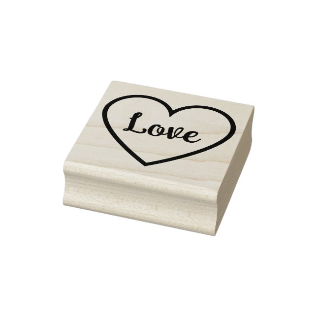 Tampons Encreurs Classic Cute Chic Love Heart Outline (Tampon)